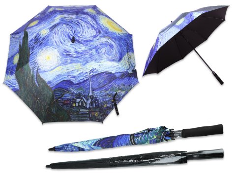 Parasol automatyczny - V. van Gogh, Gwiaździsta noc (CARMANI)