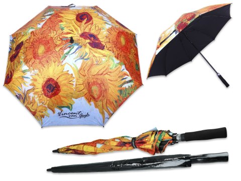 Parasol automatyczny - V. van Gogh, Słoneczniki (CARMANI)